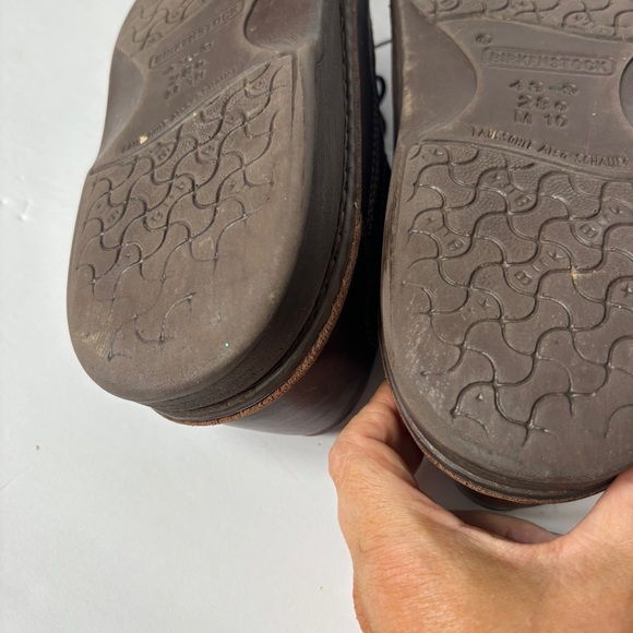 Birkenstock Brown Leather Shoes Oxford Derby Casual Lace Up Shoes 10 - Picture 9 of 16